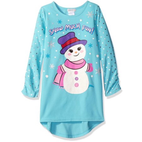 NWOT Komar Kids Girls' Girls' Snow Much Fun Gown - Picture 1 of 1